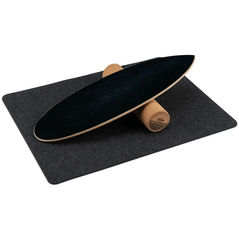 Balance Board Trainer for Core Strength-Black by DirectDeals
