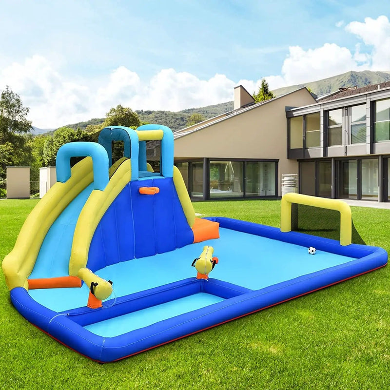 6-in-1 Inflatable Water Slides with Blower for Kids by DirectDeals