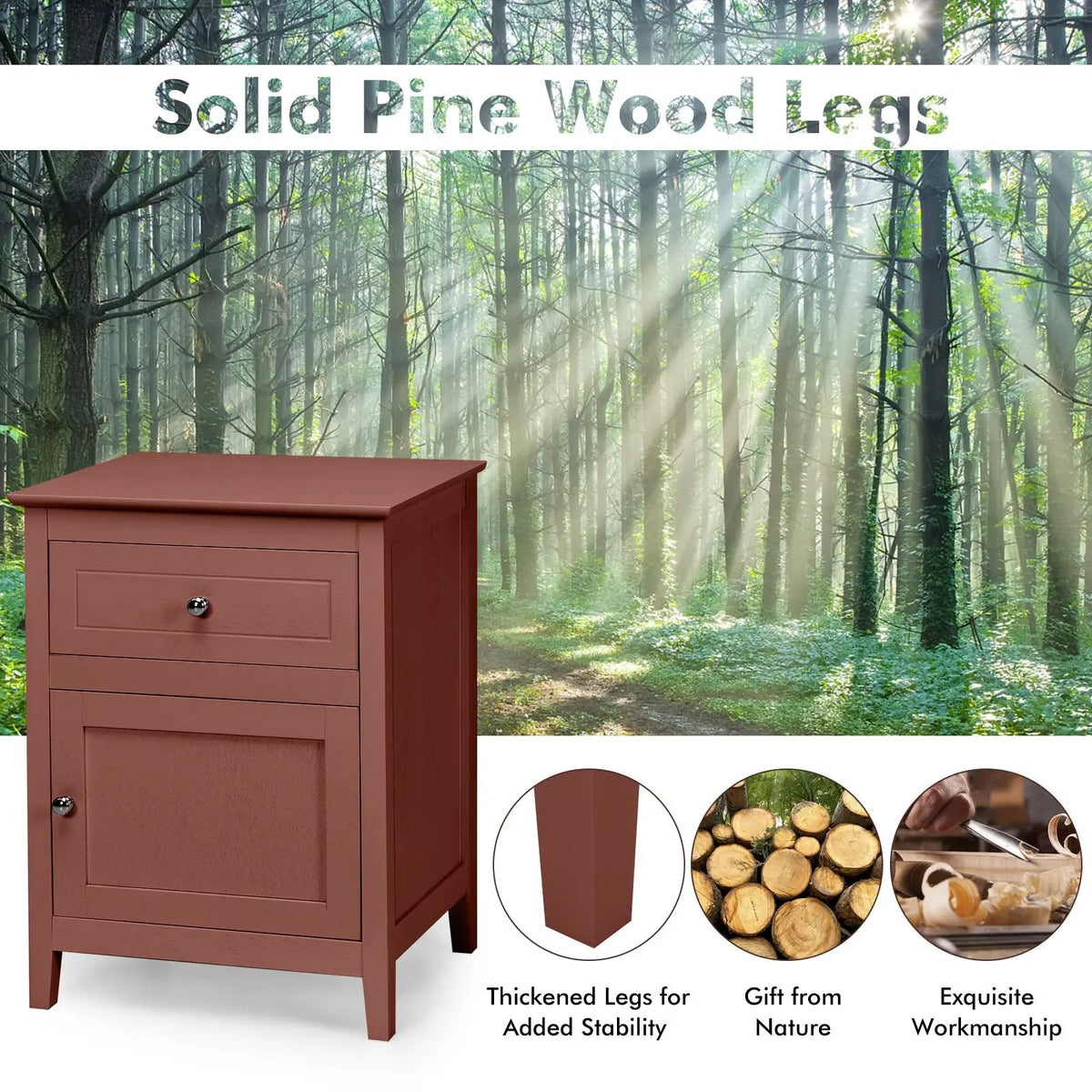 2-Tier Accent Table with Spacious Tabletop, photo 2 of 12