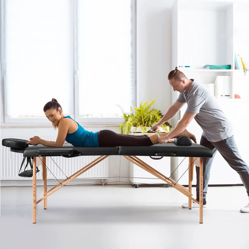 Portable Adjustable Facial Spa Bed with Carry Case by DirectDeals