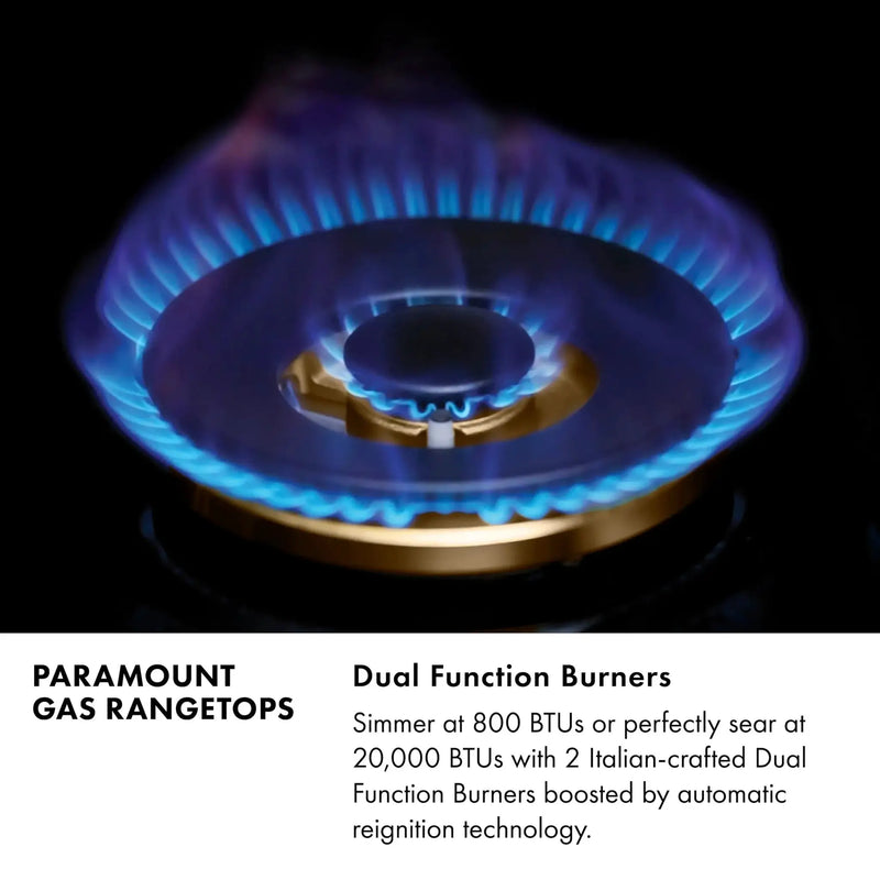 ZLINE 48" Paramount Gas Rangetop Stainless Steel SRT48 by Farmhouse Kitchen and Bath