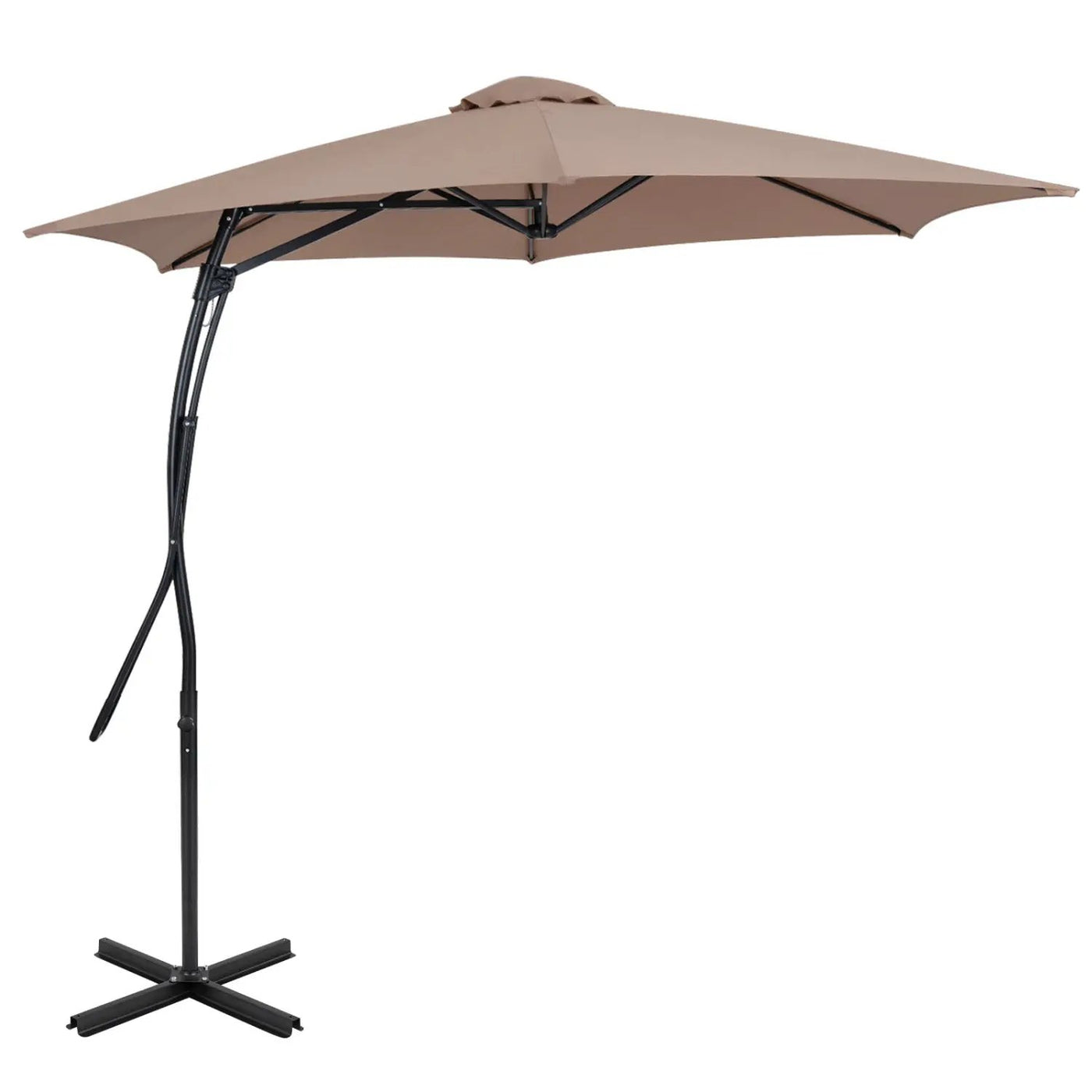 9 FT Cantilever Umbrella with Cross Base and Crank Handle by DirectDeals