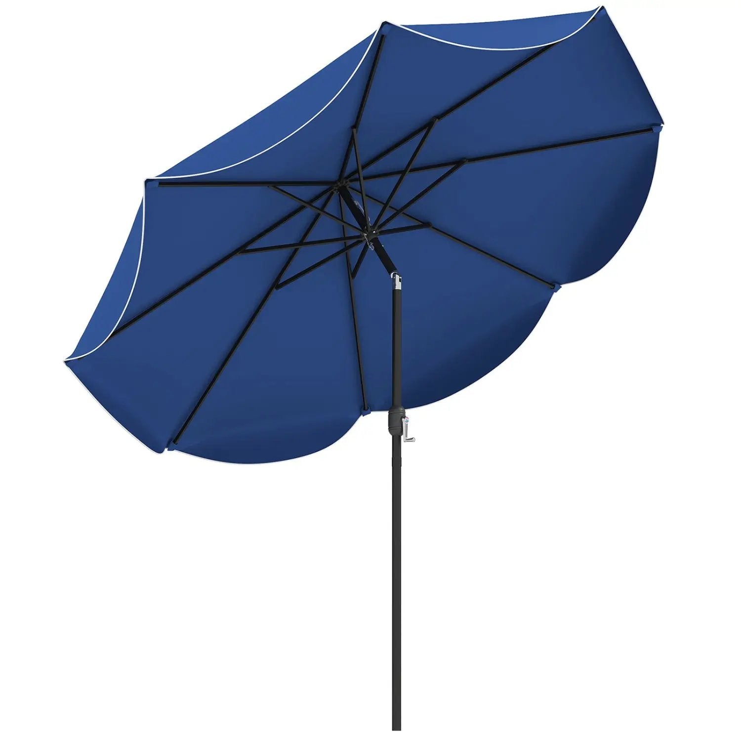 9 FT Patio Umbrella with Crank Handle and Push Button Tilt by DirectDeals