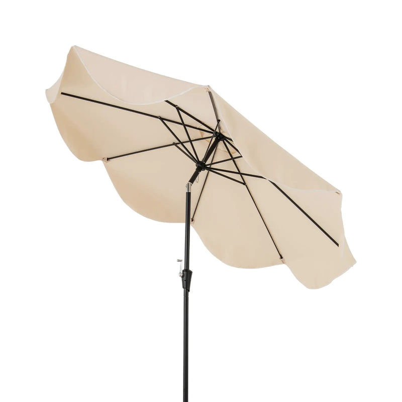 9 FT Patio Umbrella with Crank Handle and Push Button Tilt by DirectDeals
