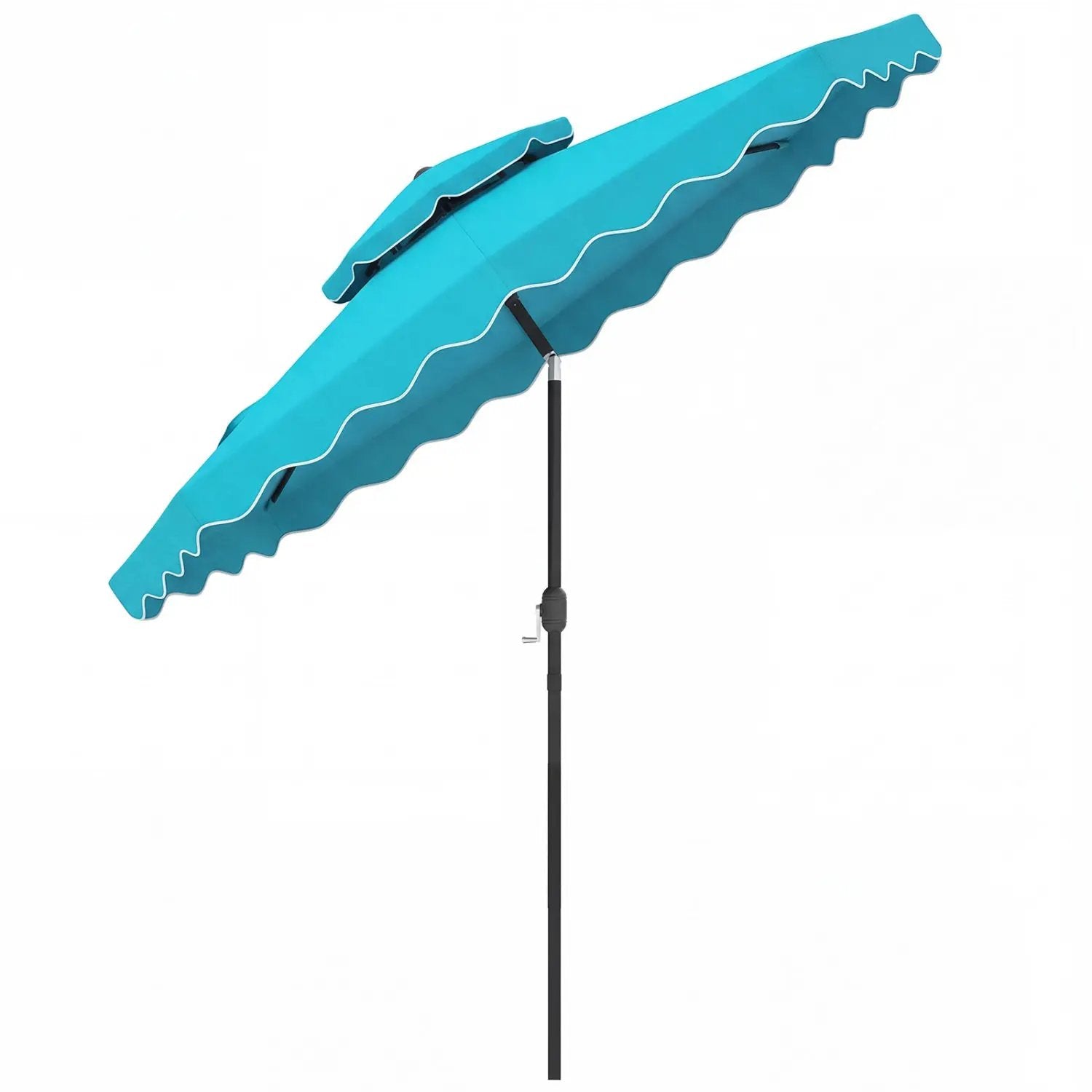 9 Feet Patio Umbrella with Push Button Tilt and Crank by DirectDeals