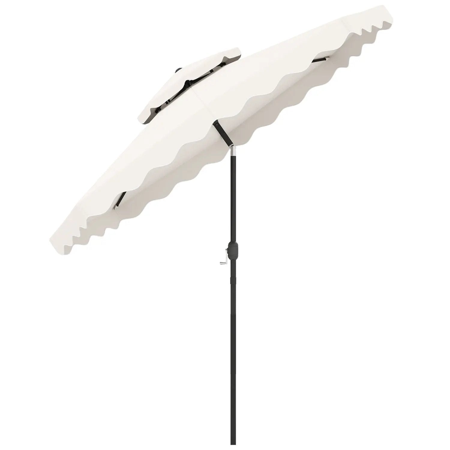 9 Feet Patio Umbrella with Push Button Tilt and Crank by DirectDeals