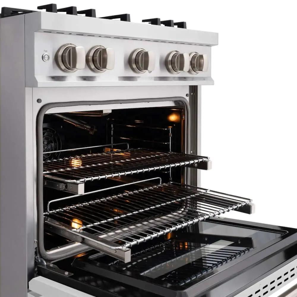 ZLINE 36"Classic Gas Range, Convection Gas Oven, Stainless Steel, White Matte Door CGR-WM-36 by Farmhouse Kitchen and Bath