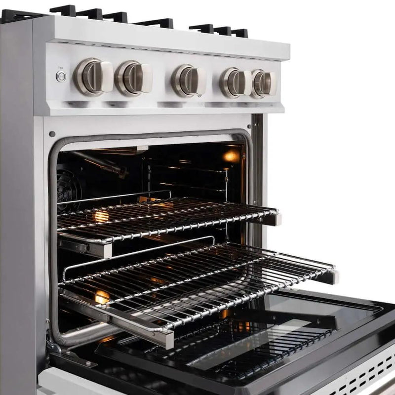 ZLINE 36"Classic Gas Range, Convection Gas Oven, Stainless Steel, White Matte Door CGR-WM-36 by Farmhouse Kitchen and Bath