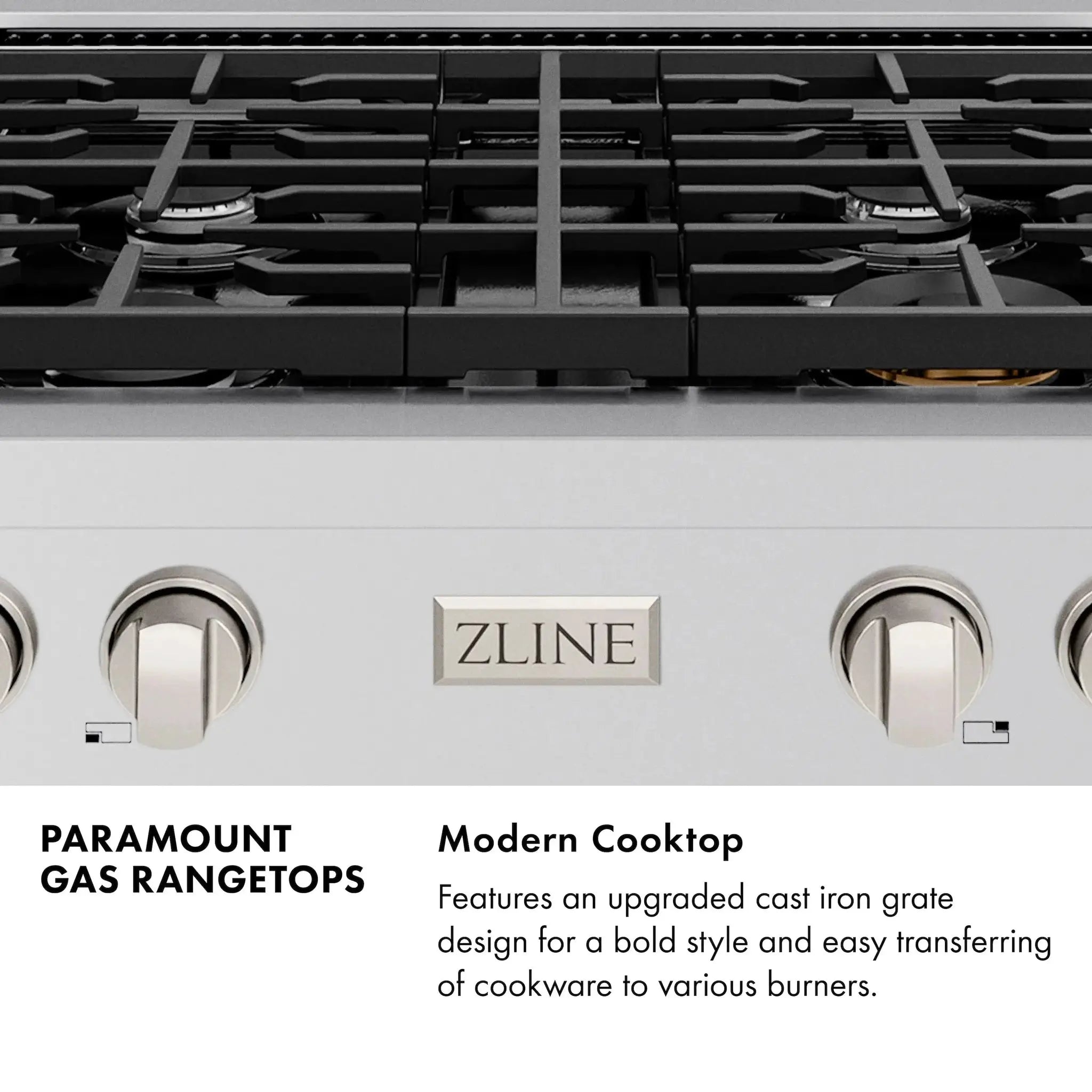ZLINE 30" Paramount Gas Rangetop Stainless Steel SRT30 by Farmhouse Kitchen and Bath