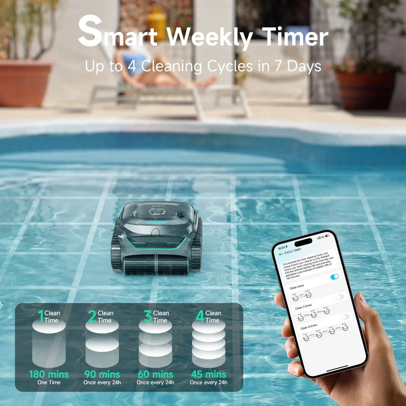 (2026 Upgrade) WYBOT C2 Cordless Robotic Pool Cleaner by WYBOT