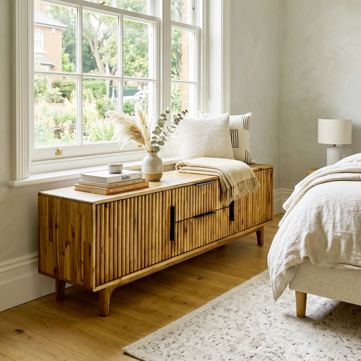 Bosk Solid Wood Storage Bench by Megsu