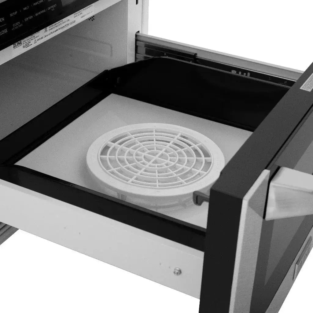 ZLINE 24" Built-in Microwave Drawer MWD-1-SS-H by Farmhouse Kitchen and Bath
