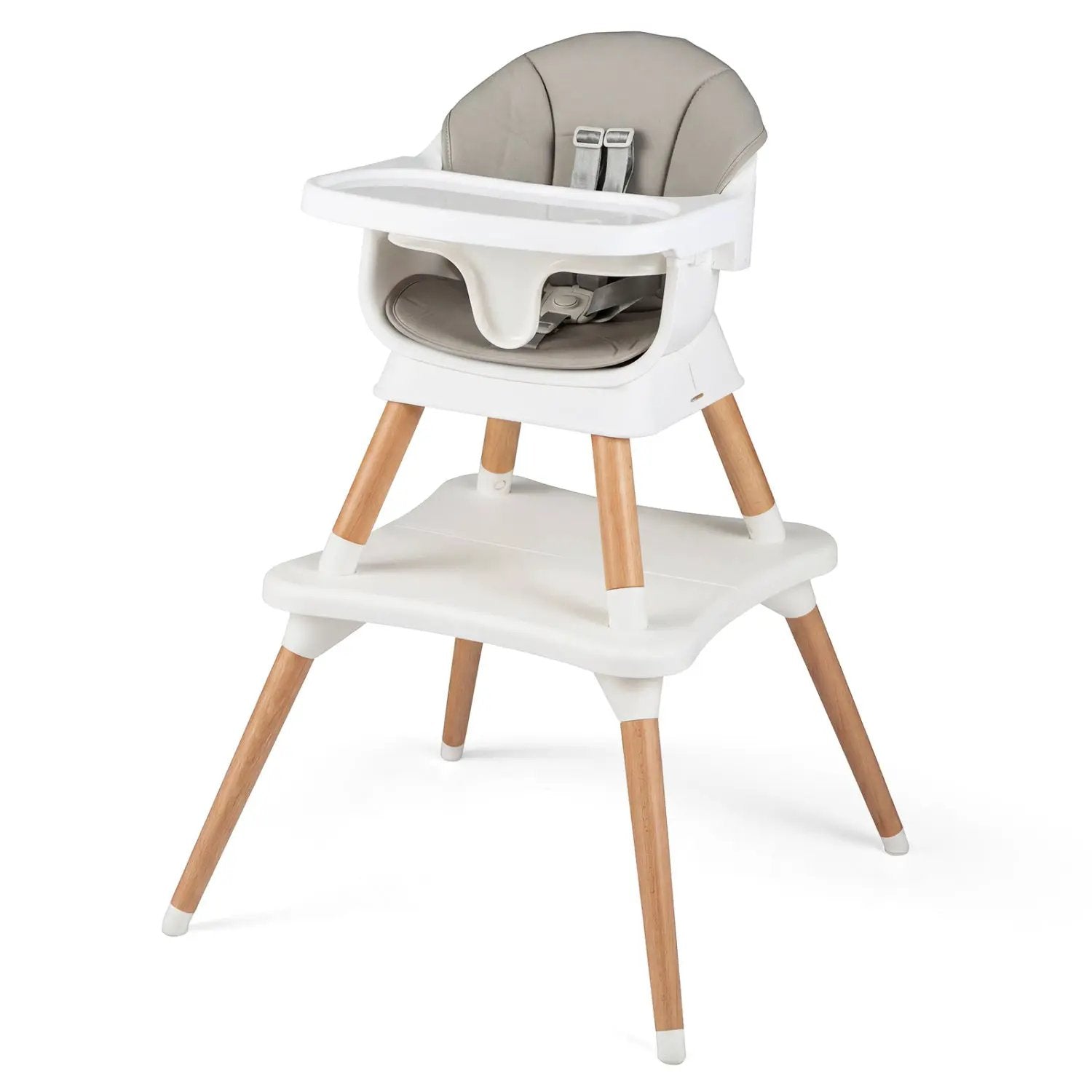 9-in-1 Convertible High Chair with Solid Wood Legs for Babies and Toddlers by DirectDeals