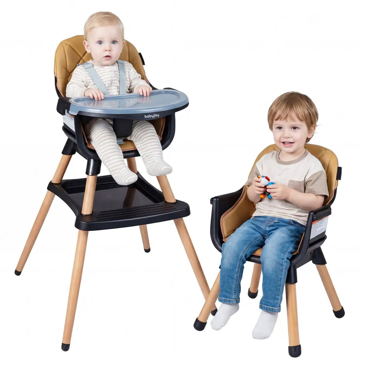 9-in-1 Convertible High Chair for Babies and Toddlers with Seat Cushion, photo 20 of 32