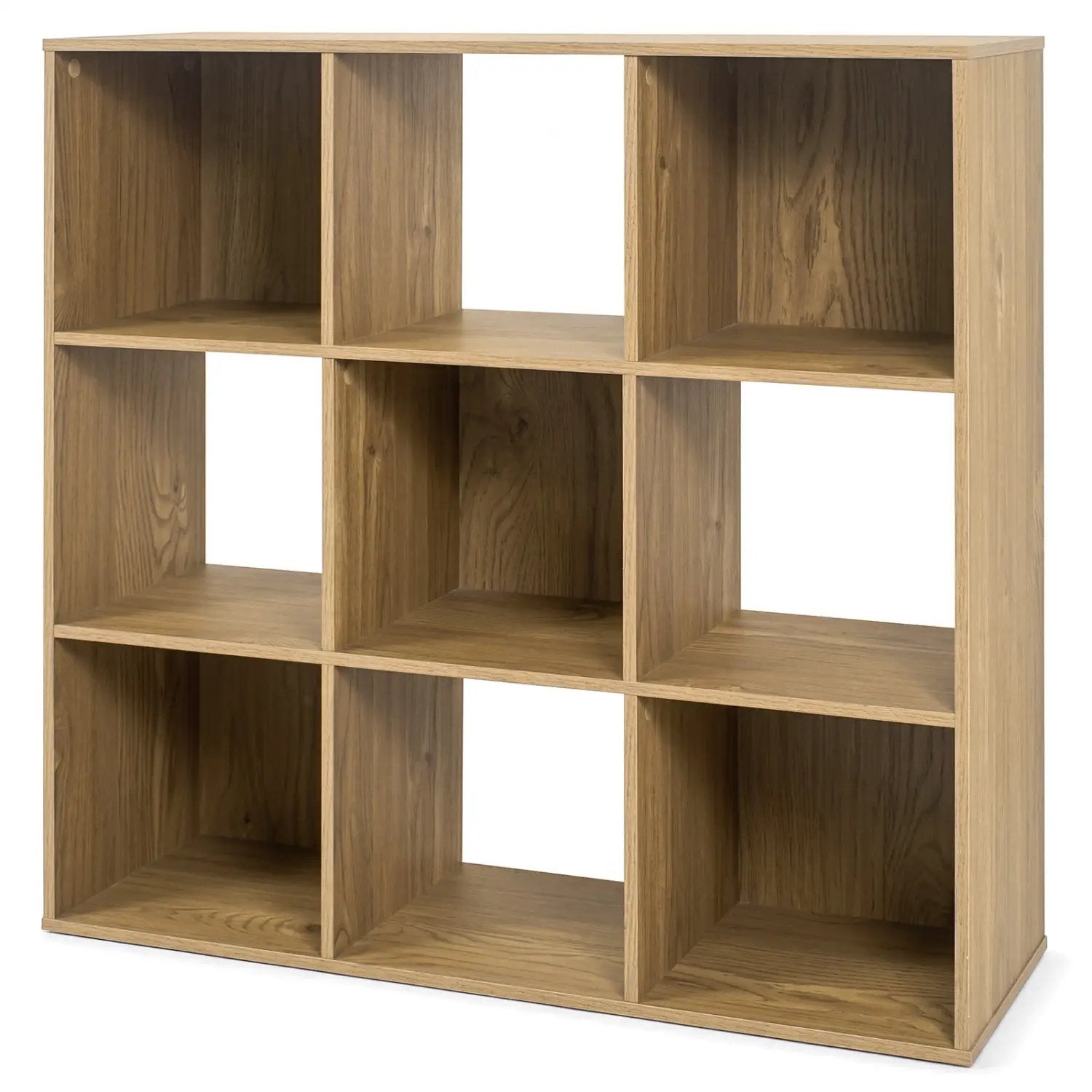 9-Cube Wooden Bookshelf with Anti-Tip Kits by DirectDeals