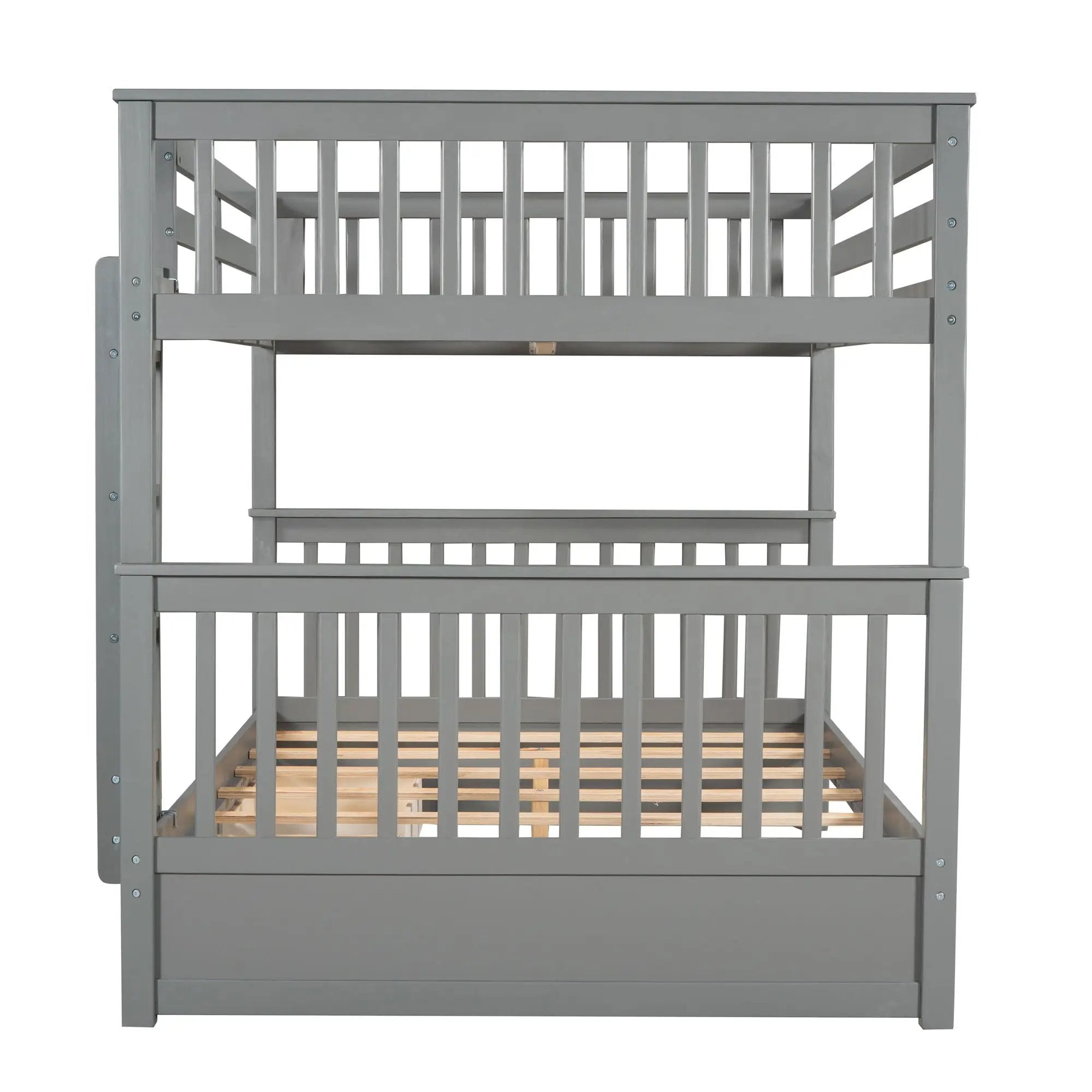 Bunk Bed With Ladders And 2 Storage Drawers by Unique Piece Furniture