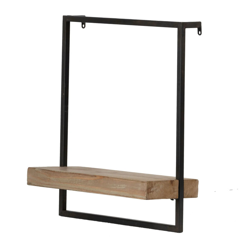 Wall Shelf, Wall Hanging Decor, Home Decor Accent - Black / Brown by Unique Piece Furniture