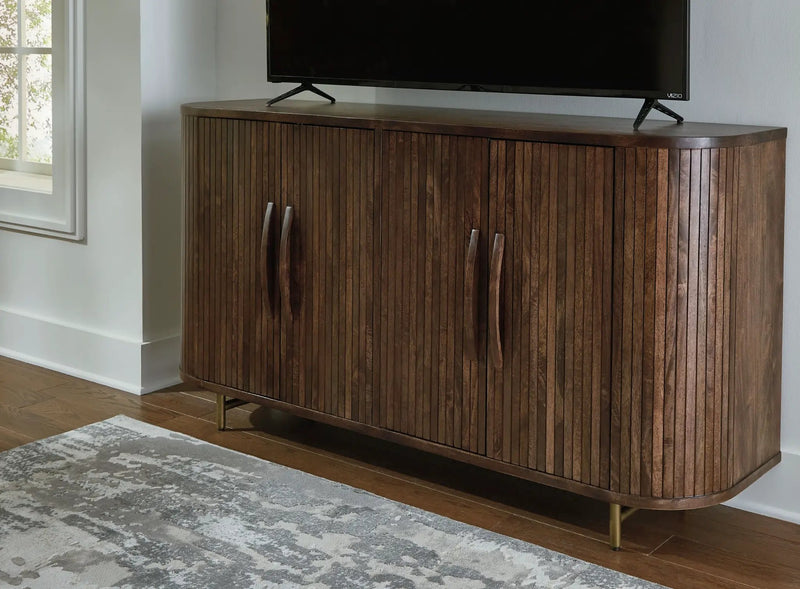 Amickly - Accent Cabinet - Dark Brown by Unique Piece Furniture