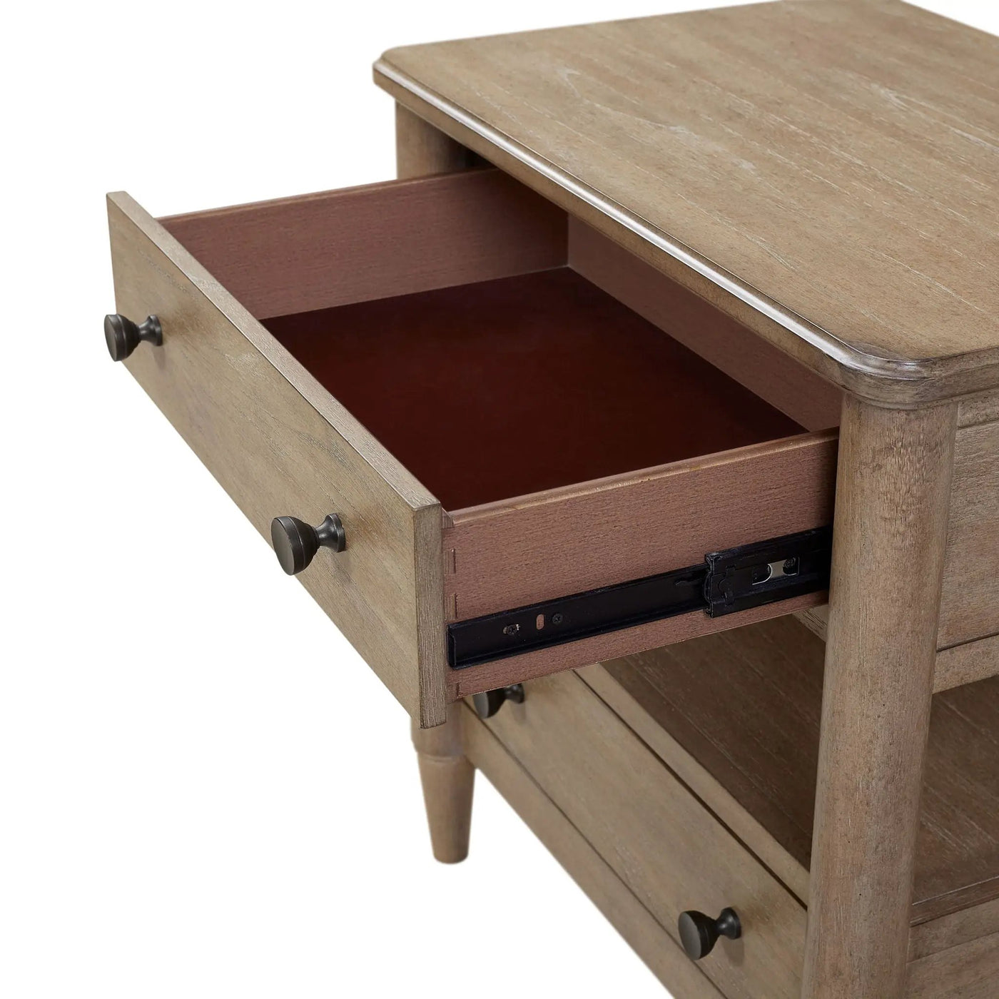 Open Nightstand With 2 Drawers by Unique Piece Furniture