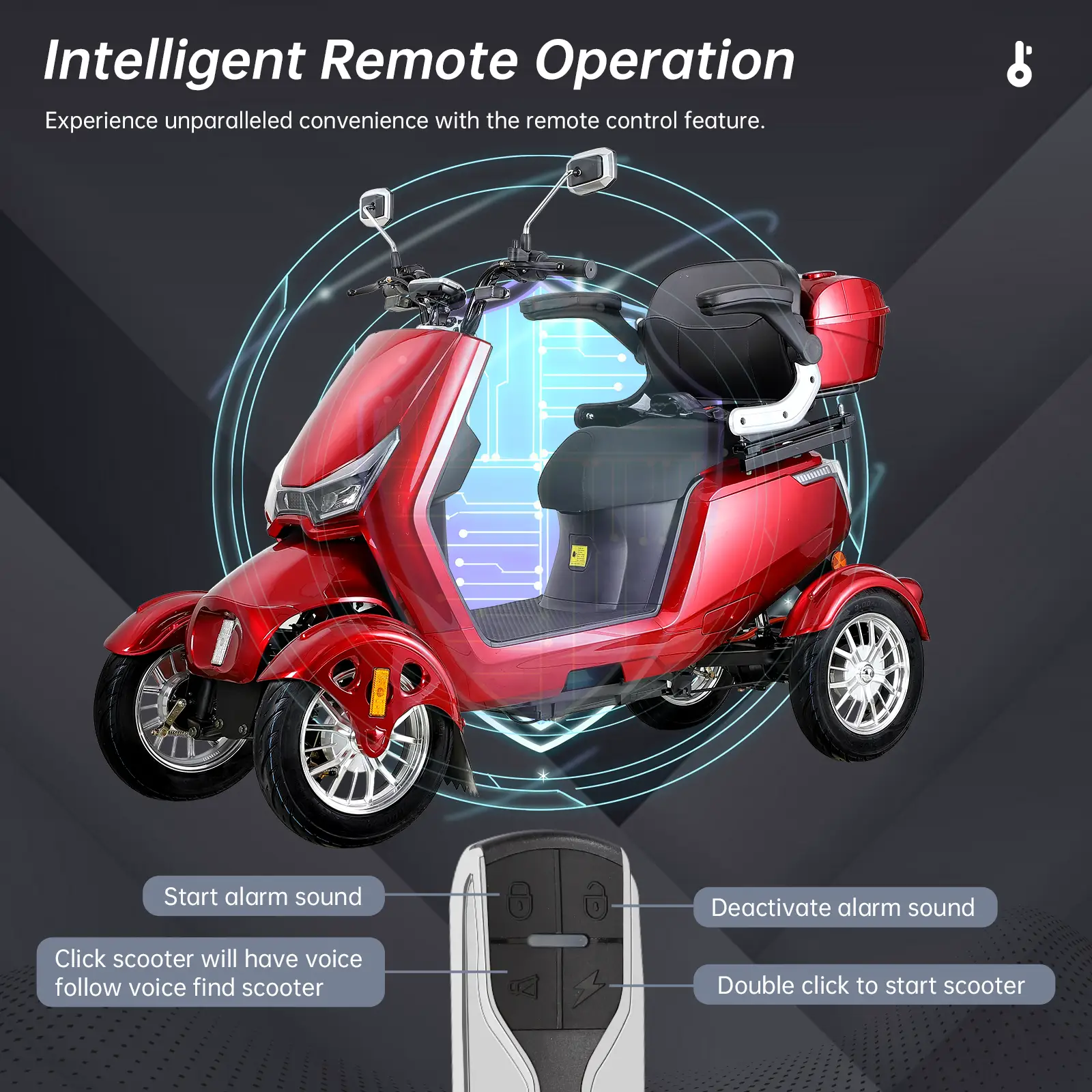Electric Mobility Scooter with Big Size and High Power by HouseOfZazla