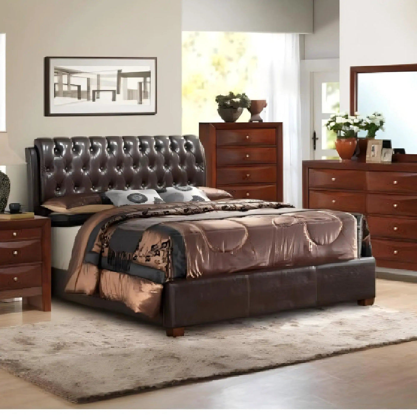Tufted Upholstered Bed by HouseOfZazla