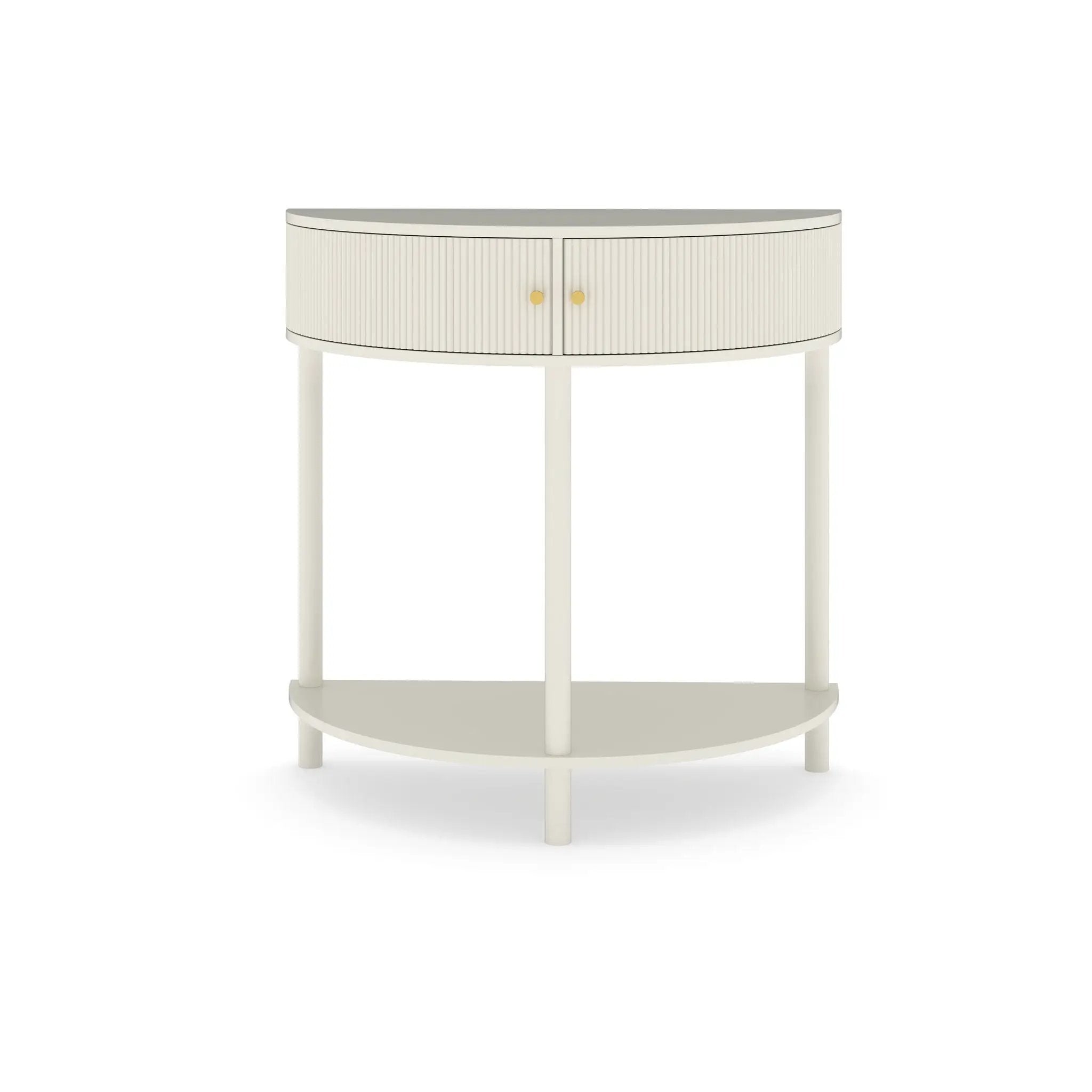 Demi Lune - Console Table With 2 Storage Drawers by Unique Piece Furniture
