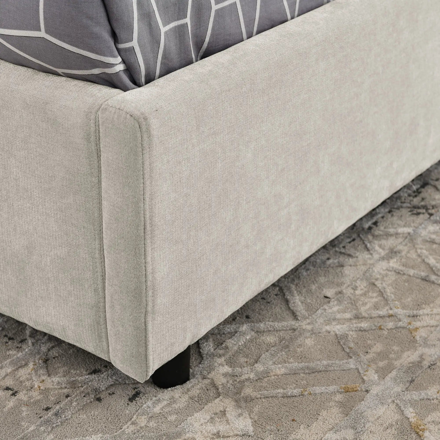 Storage Upholstered Hydraulic Platform Bed With Integrated Headboard by HouseOfZazla