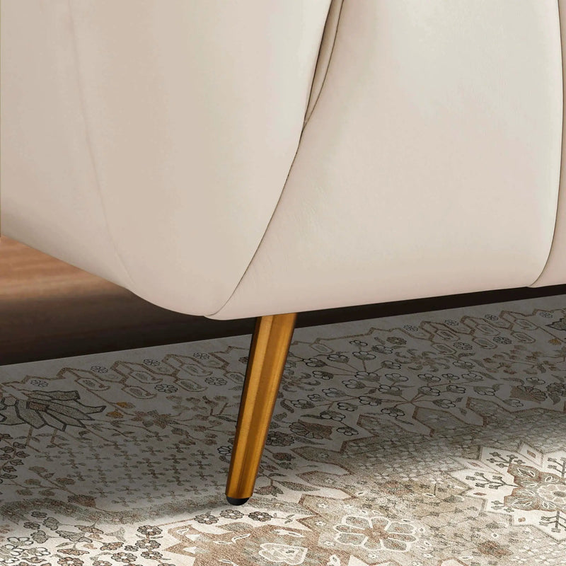 Lamattina - Genuine Italian Channel Tufted Sofa by Unique Piece Furniture