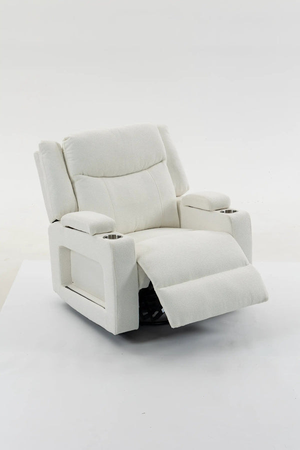 Extra Wide Power Recliner Chair with Heat Massage