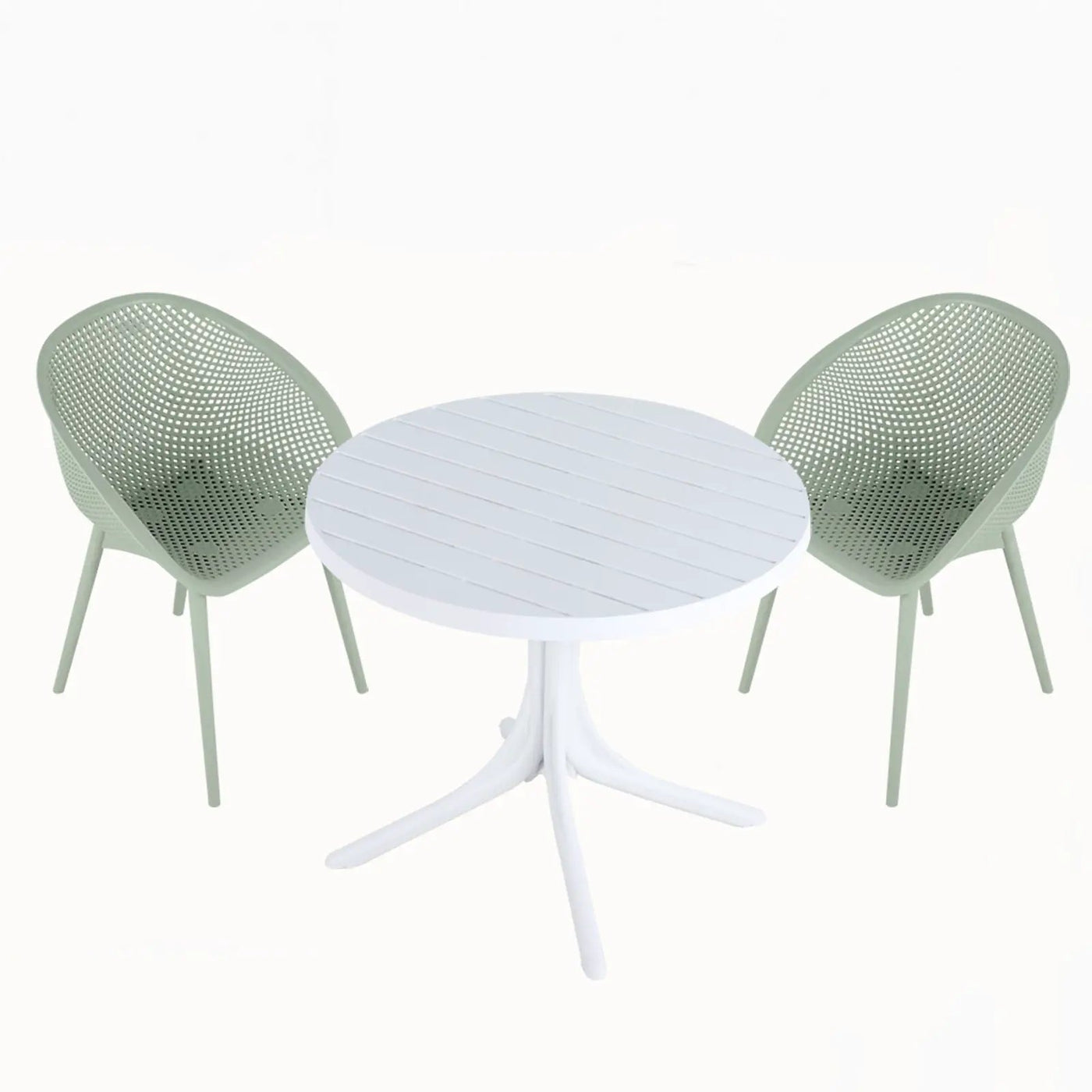 Modern Lounge Chair Set With Round Table by Unique Piece Furniture