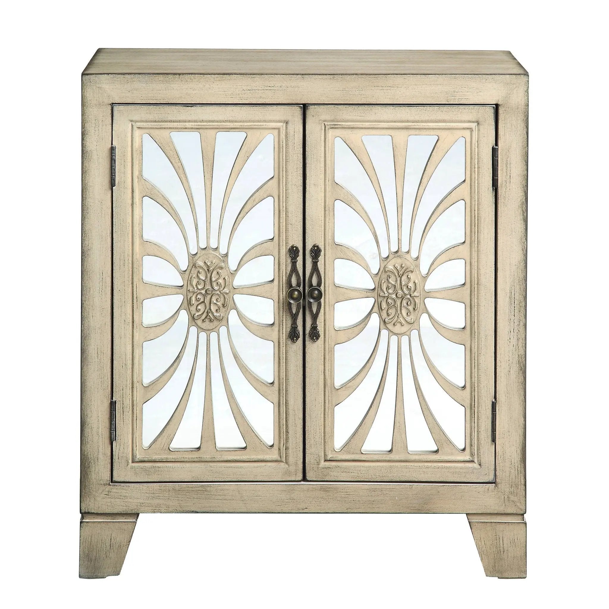 Nalani Console Cabinet - Antique White by HouseOfZazla