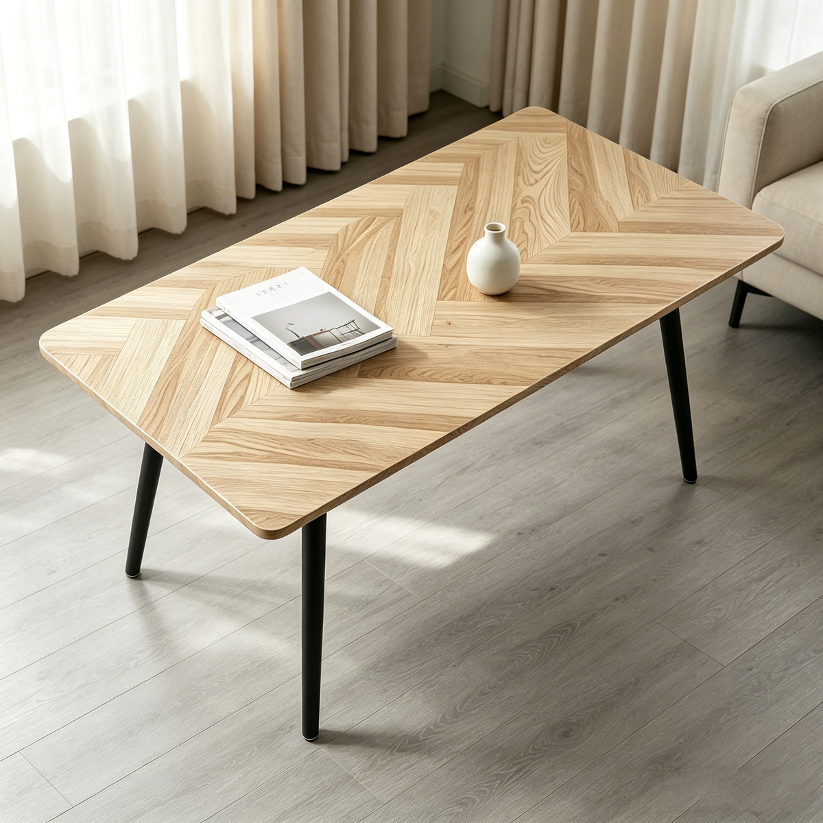 Modern Minimalist MDF Wood Color Desktop by HouseOfZazla