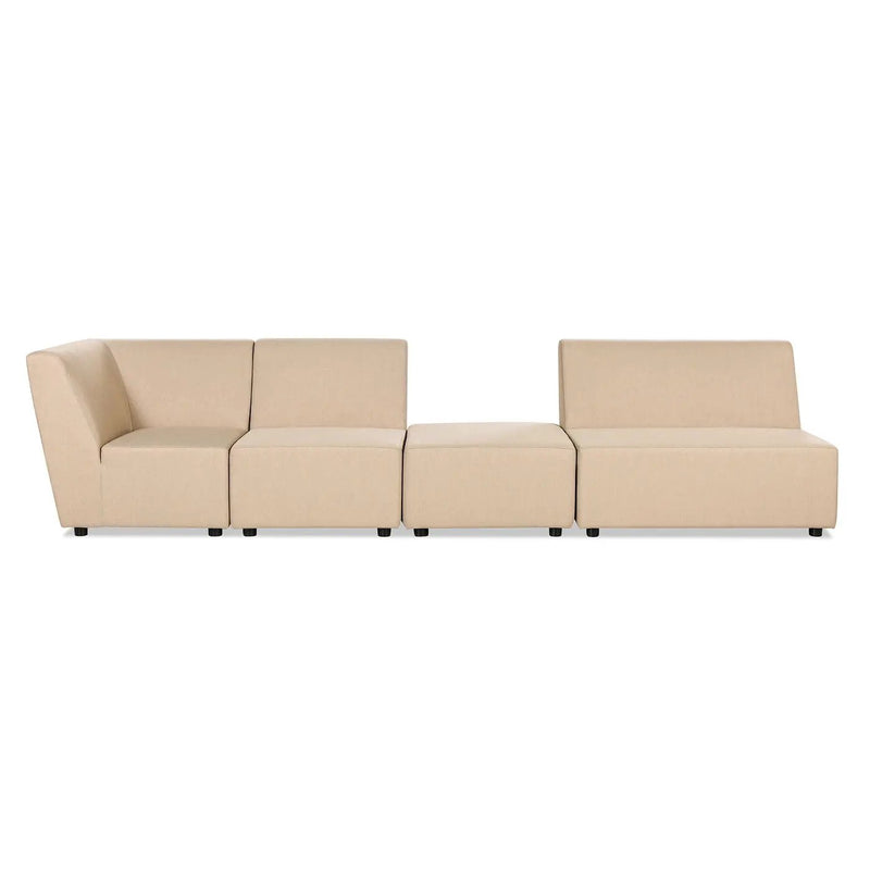 Cleo - Modular Upholstered Deep Seating Patio Corner Chair Axroma Olefin by HouseOfZazla