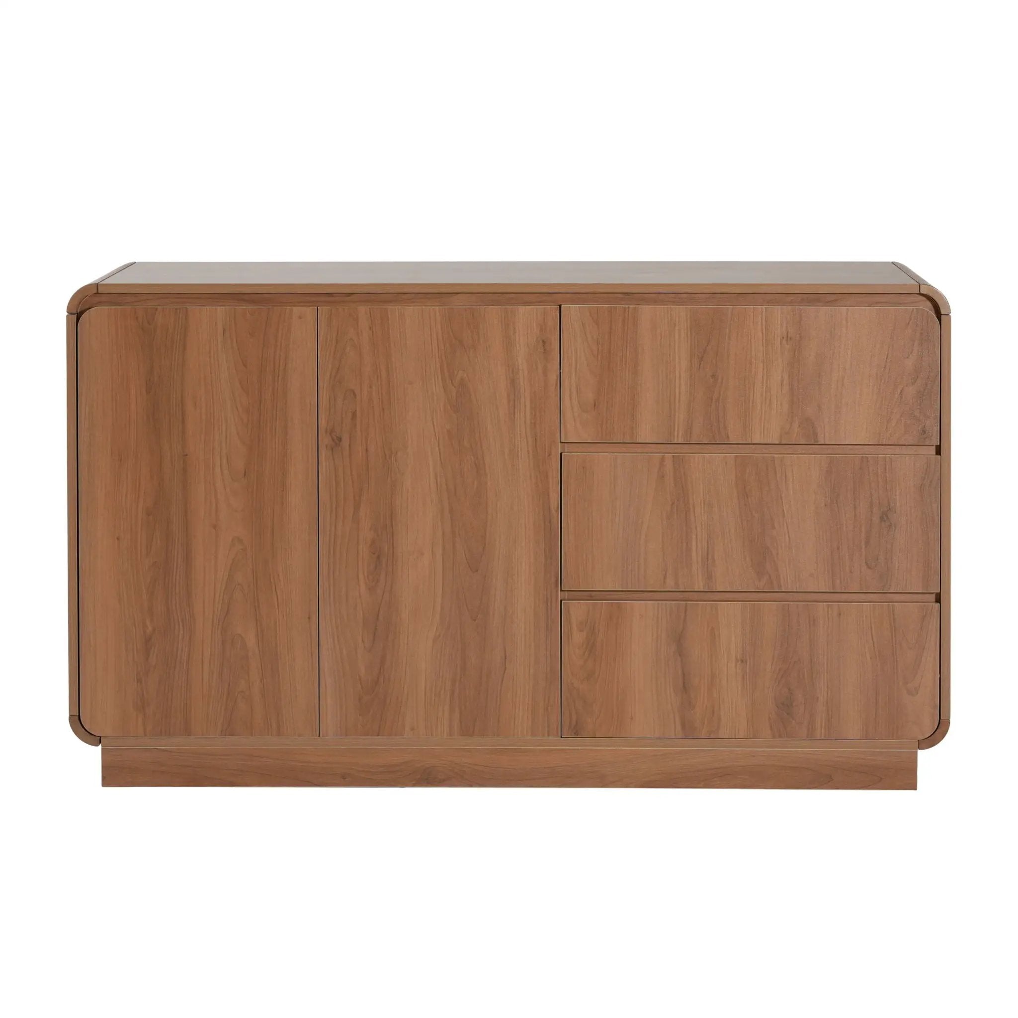 Sideboard, Wide Storage With 2 Doors And 3 Drawers by HouseOfZazla
