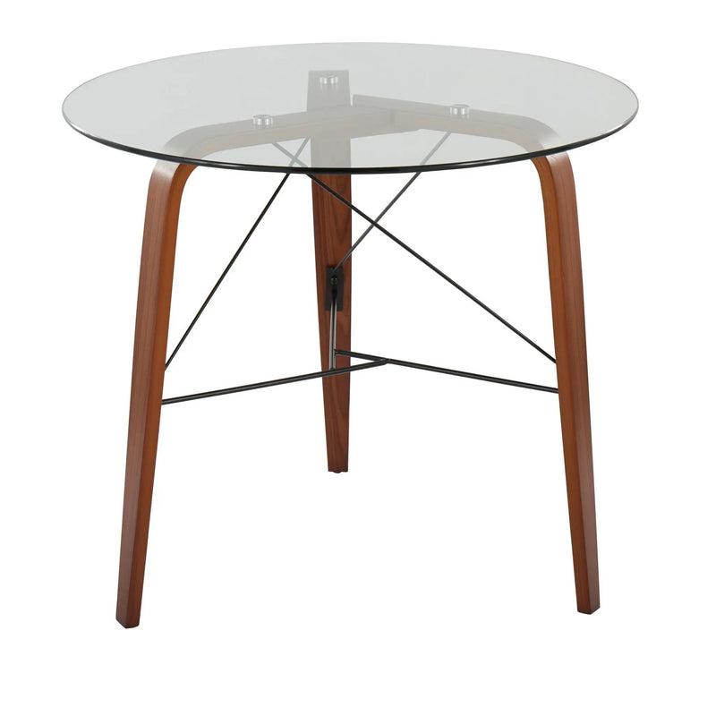 Trilogy - Contemporary Round Dinette Table by HouseOfZazla