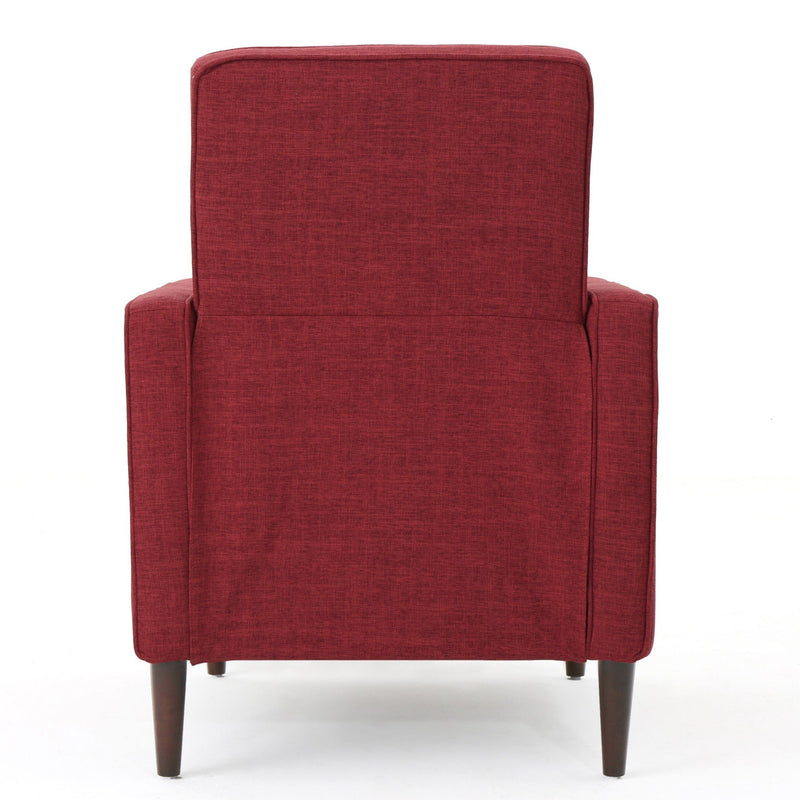 Mid-Century Modern Recliner With Button Tufted Waffle Stitch by HouseOfZazla