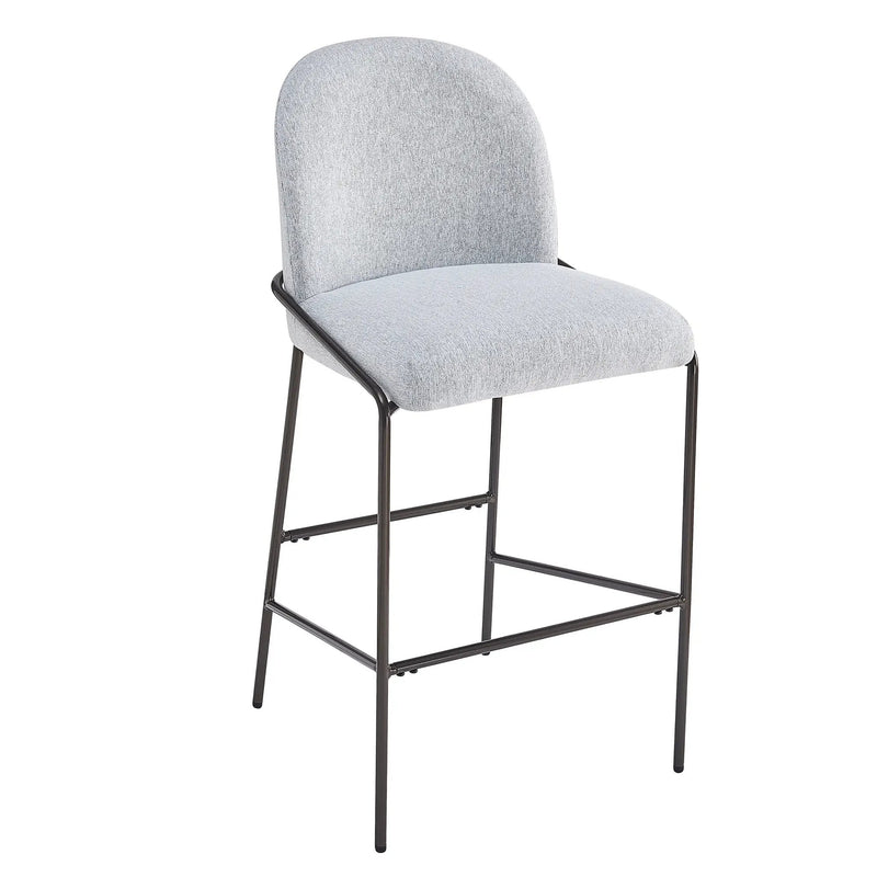 Galen Indoor Metal Upholstered Barstool by HouseOfZazla
