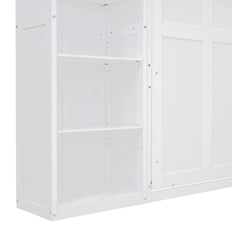 Murphy Wall Bed With Shelves by HouseOfZazla