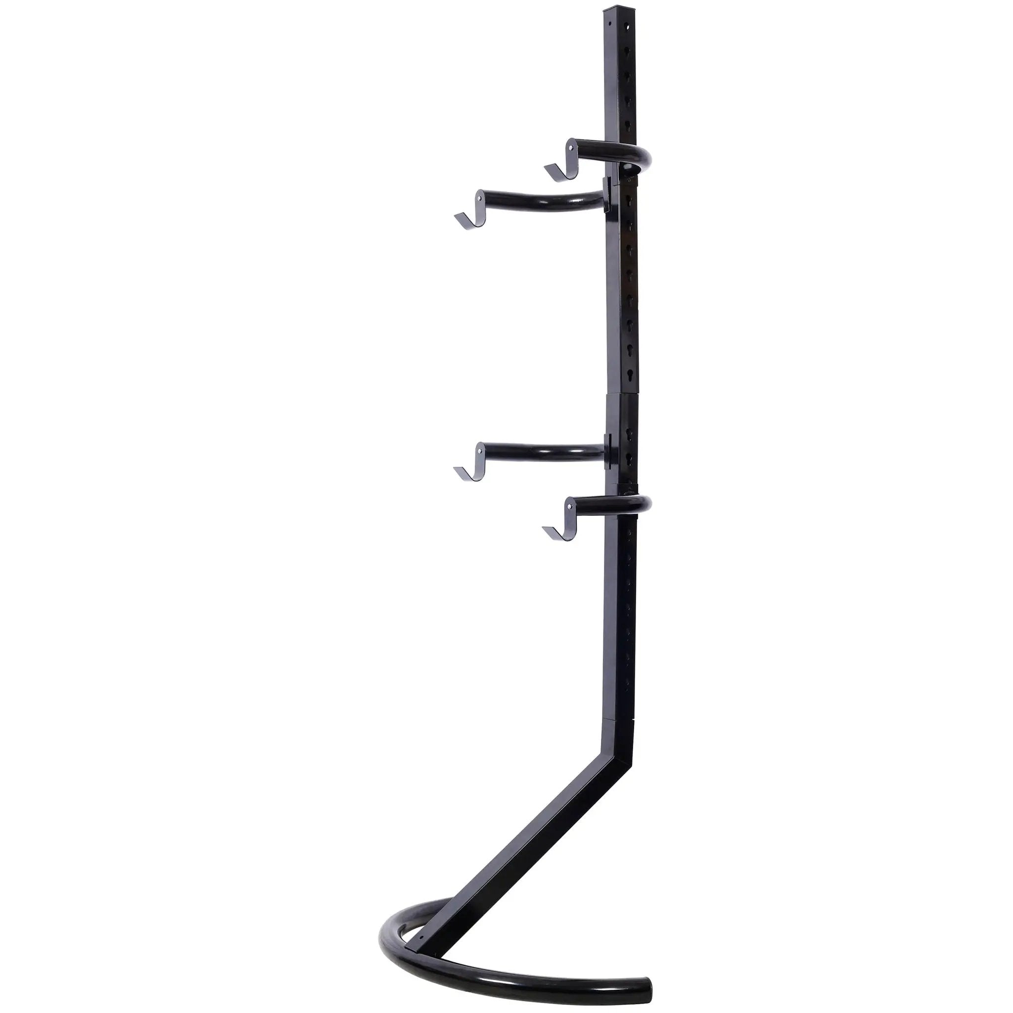 Indoor Bike Rack Stand For 1 - 2 Bicycles With Adjustable Arms - Black by HouseOfZazla