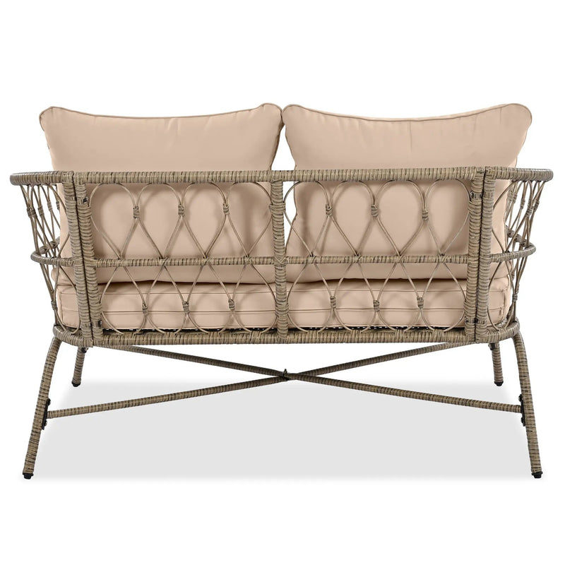 Bohemia-Inspired 4-Person Outdoor Seating Group With Removable Cushions by HouseOfZazla