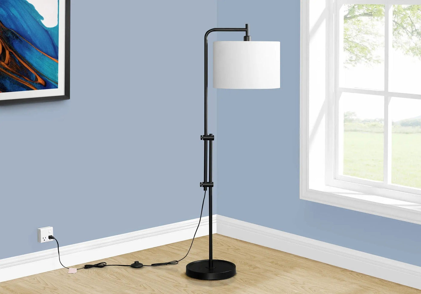 Lighting, Metal Floor Lamp by Unique Piece Furniture