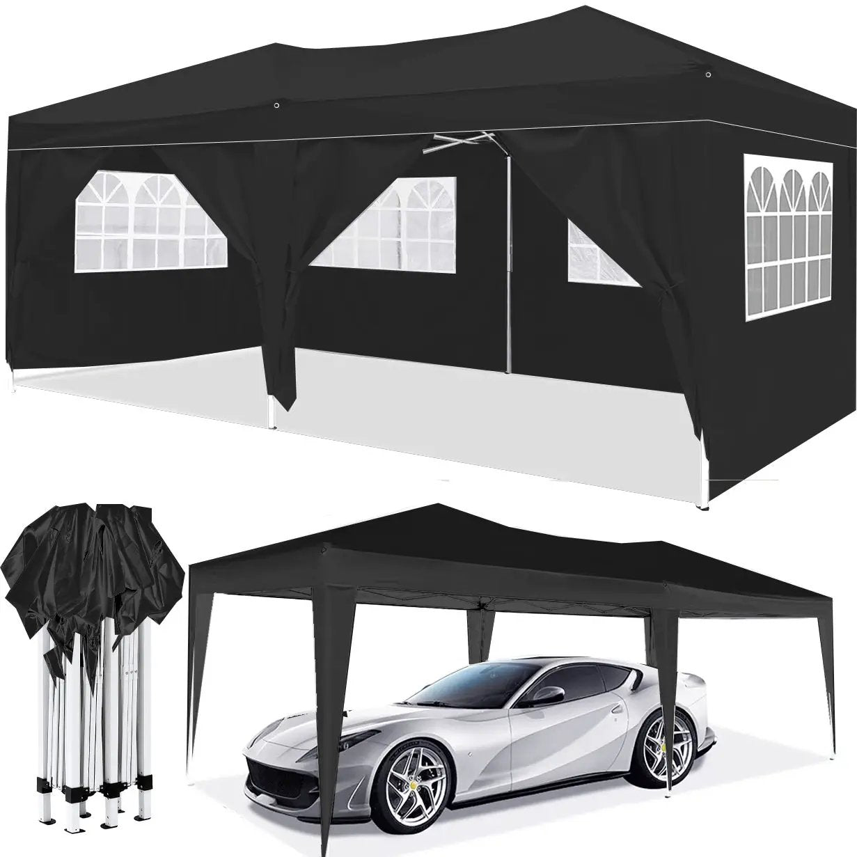10'x20' EZ Pop Up Canopy Outdoor Portable Party Folding Tent by HouseOfZazla