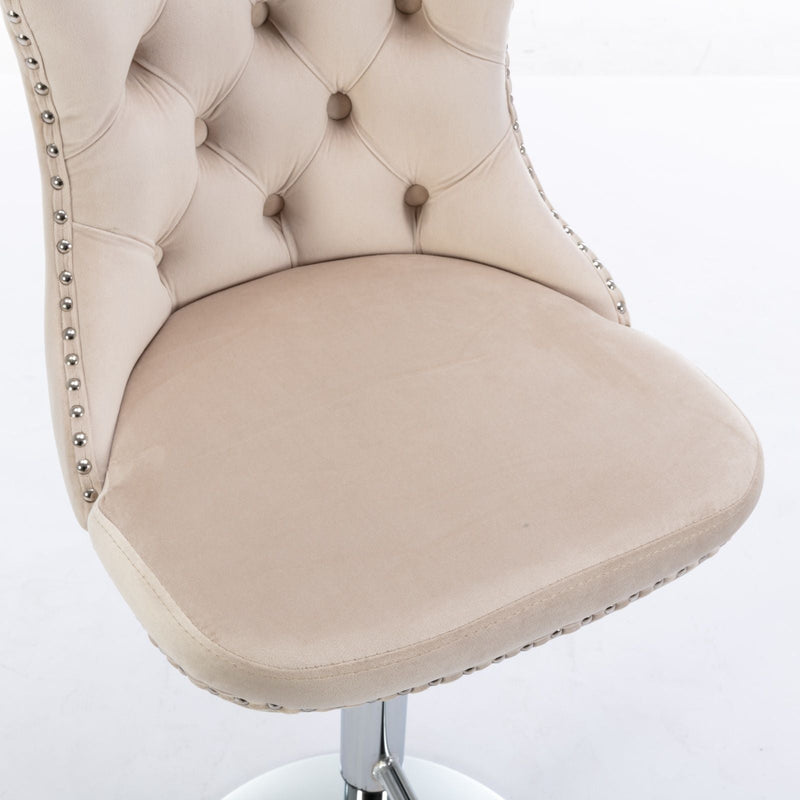 Swivel Adjustable Height Barstools Set of 2 by HouseOfZazla