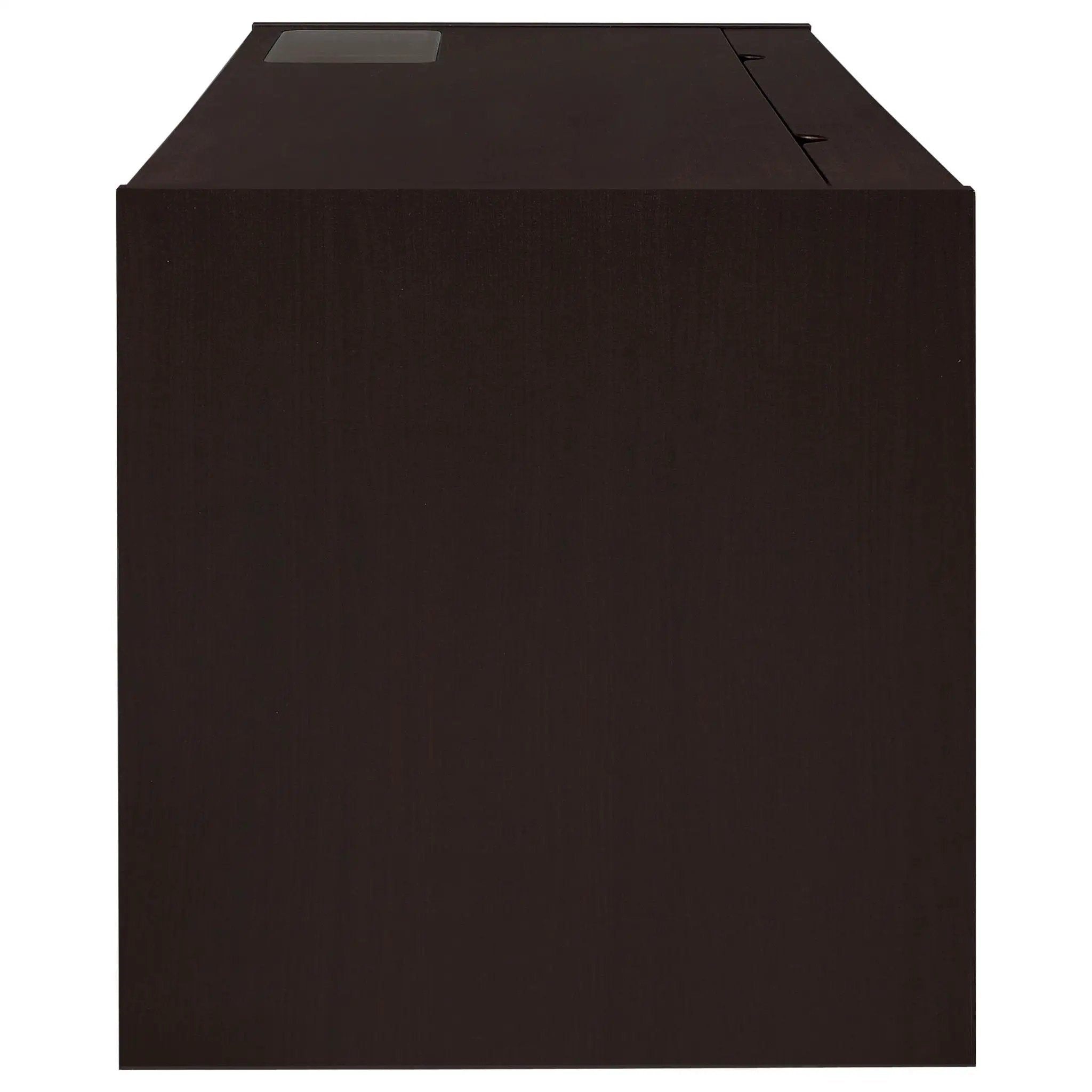 Halston - 3 Drawer Office Computer Desk With Keyboard Tray - Cappuccino by HouseOfZazla