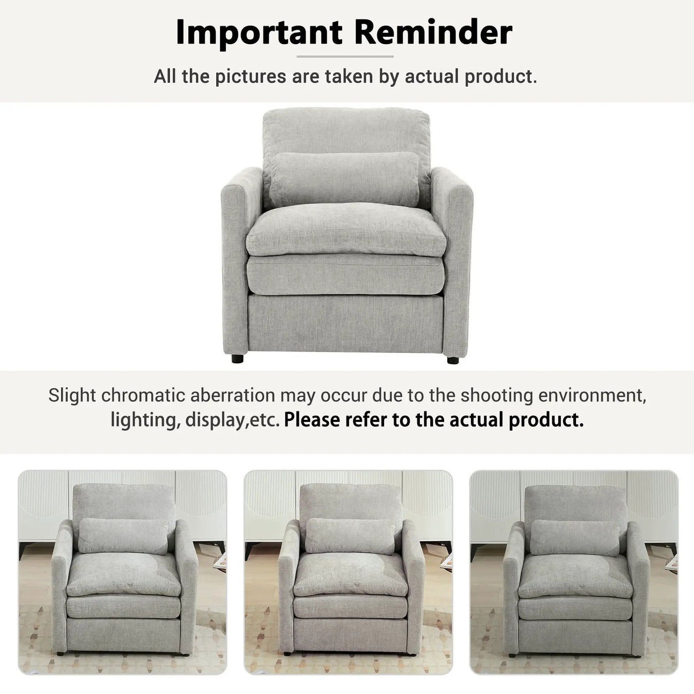 Cozy Upholstered Cushion Armchair For Living Room by Unique Piece Furniture
