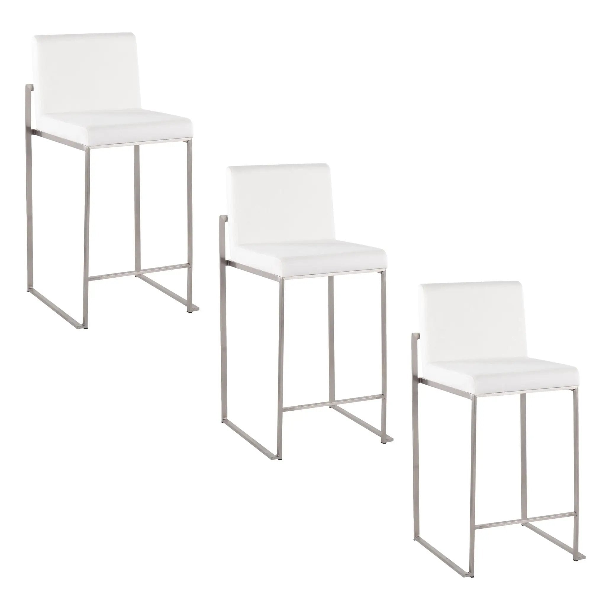 Fuji - Contemporary High Back Counter Stool, Functional Design by HouseOfZazla