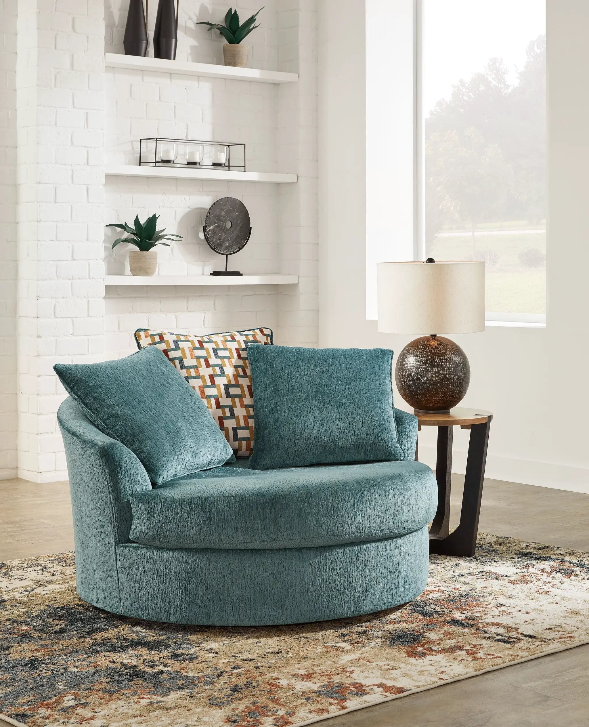 Laylabrook - Oversized Swivel Accent Chair by Unique Piece Furniture