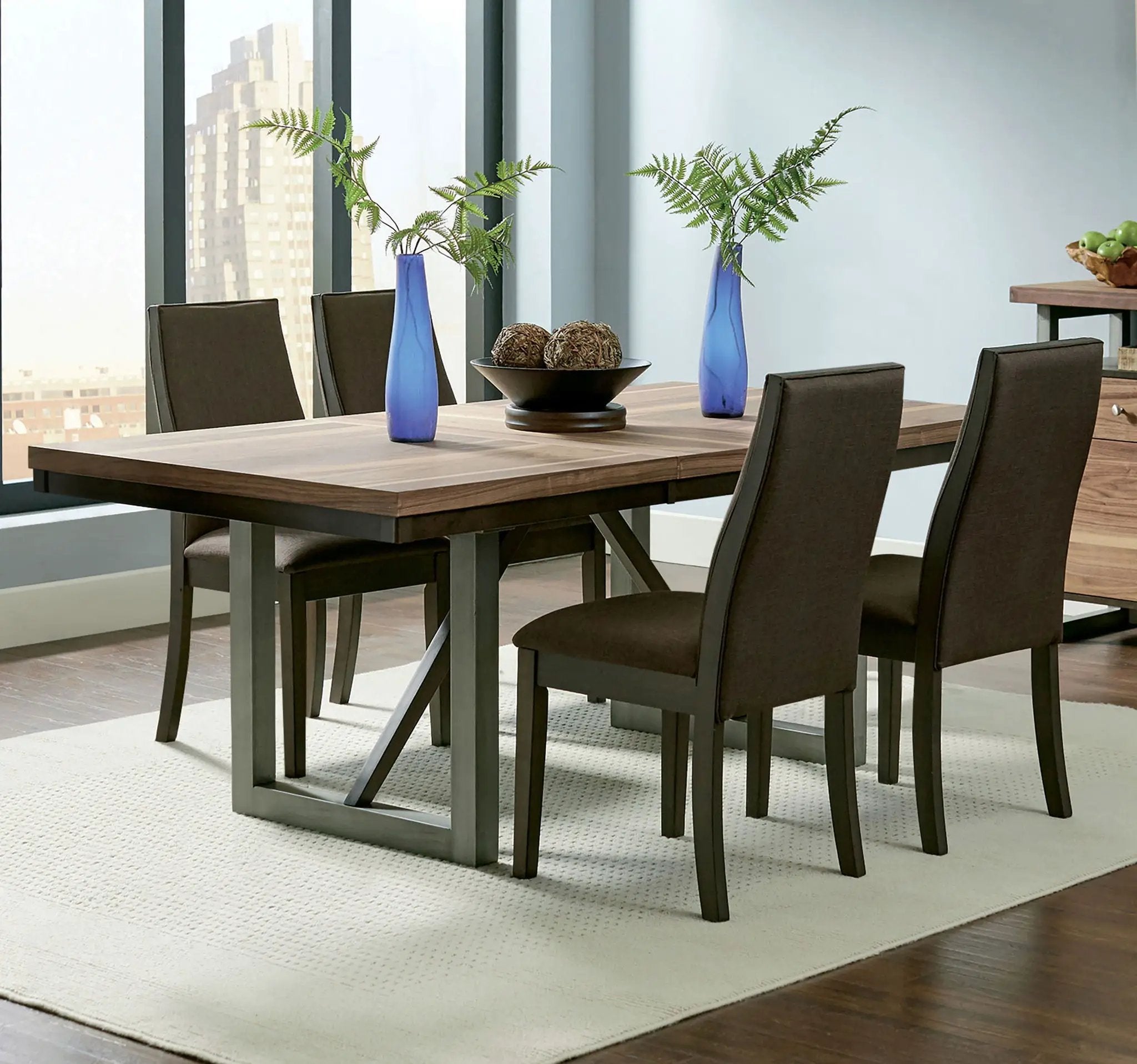 Spring Creek 5-piece Rectangular Dining Table Set Chocolate by Unique Piece Furniture