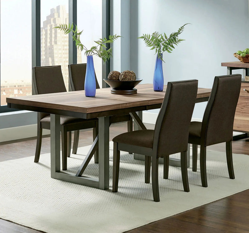 Spring Creek 5-piece Rectangular Dining Table Set Chocolate by Unique Piece Furniture