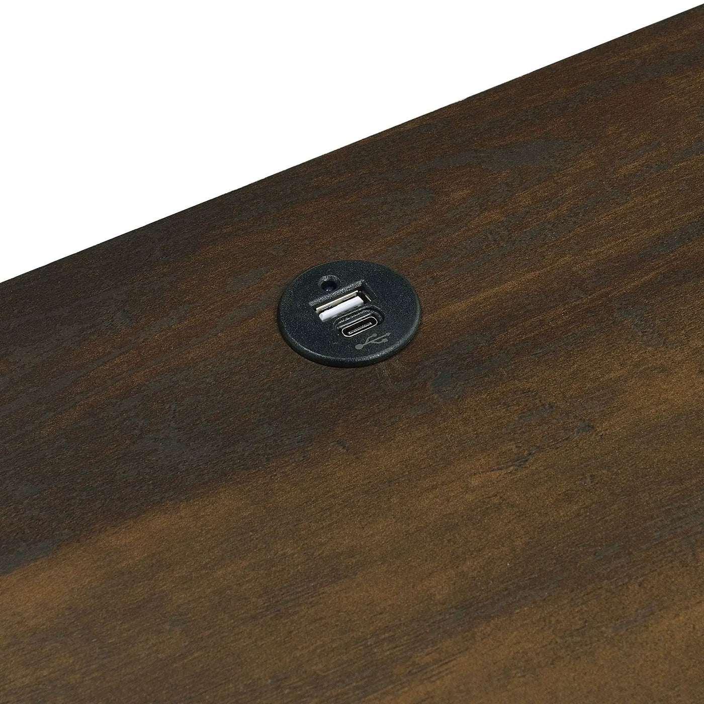Geary - 2 Drawer Nightstand With LED Lights And USB Charging Ports by HouseOfZazla